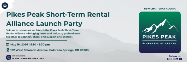 Pikes Peak Short-Term Rental Alliance Launch Party